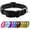Black, variant on azuza Reflective Dog Collar Super Soft Neoprene Padded Dog Collars with ID Tag Ring for Small Medium Large Dogs