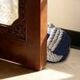 thumbnail image 4 of Circular Rope Door Stopper for Home Bar Decor Cotton Linen Material 5.51 in Diameter 1.3 kg Weight with Hanging Rope, 4 of 6