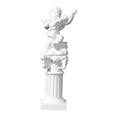 thumbnail image 2 of Estatua de querubín, mini griega, mini escultura musical de resina, figura de escritorio, pequeño pilar romano para club, dormitorio, oficina, Violín, 2 of 8