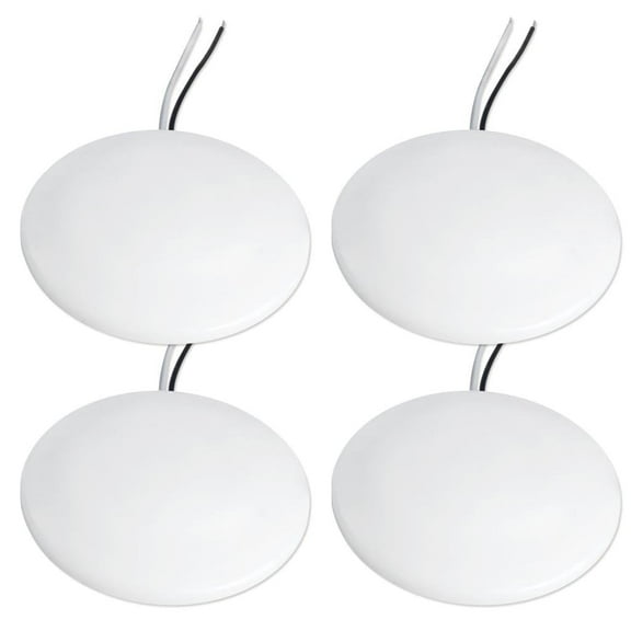 Dream Lighting LED 12volt 4.5inch Ceiling Down Light RV Cargo Trailer Boat Interior Cabin Hall Kitchen Under Cabint Light Warm White, 4-Pack