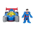 thumbnail image 3 of Fisher-Price Imaginext DC Super Friends Metal Force Supermobile Toy Car & Superman Action Figure Set, 3 of 6