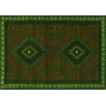 thumbnail image 1 of Ahgly Company Indoor Rectangle Persian Green Traditional Area Rugs, 2' x 5', 1 of 1