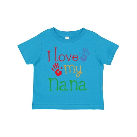 

Inktastic I Love My Nana Gift Toddler Boy or Toddler Girl T-Shirt