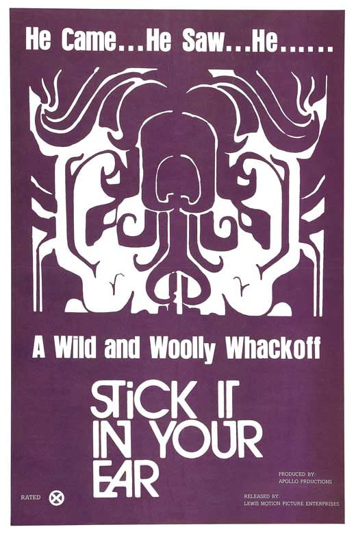 Stick It In Your Ear Movie Poster Style A 27 X 40 1970 Walmart Com Walmart Com
