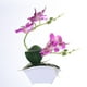 thumbnail image 3 of Artificial Bonsai Faux de Flor Toque Real Arreglo de Plantas en Maceta interior y exterior Oficina en hogar Boda Decoración D Púrpura Soledad bonsái sintético, 3 of 4
