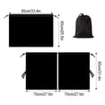 thumbnail image 2 of Advancent 3 cortinas divisorias negras para coche con bloqueo de luz solar para mayor privacidad. Accesorios para coche. Kits de decoración para fiestas, 2 of 6