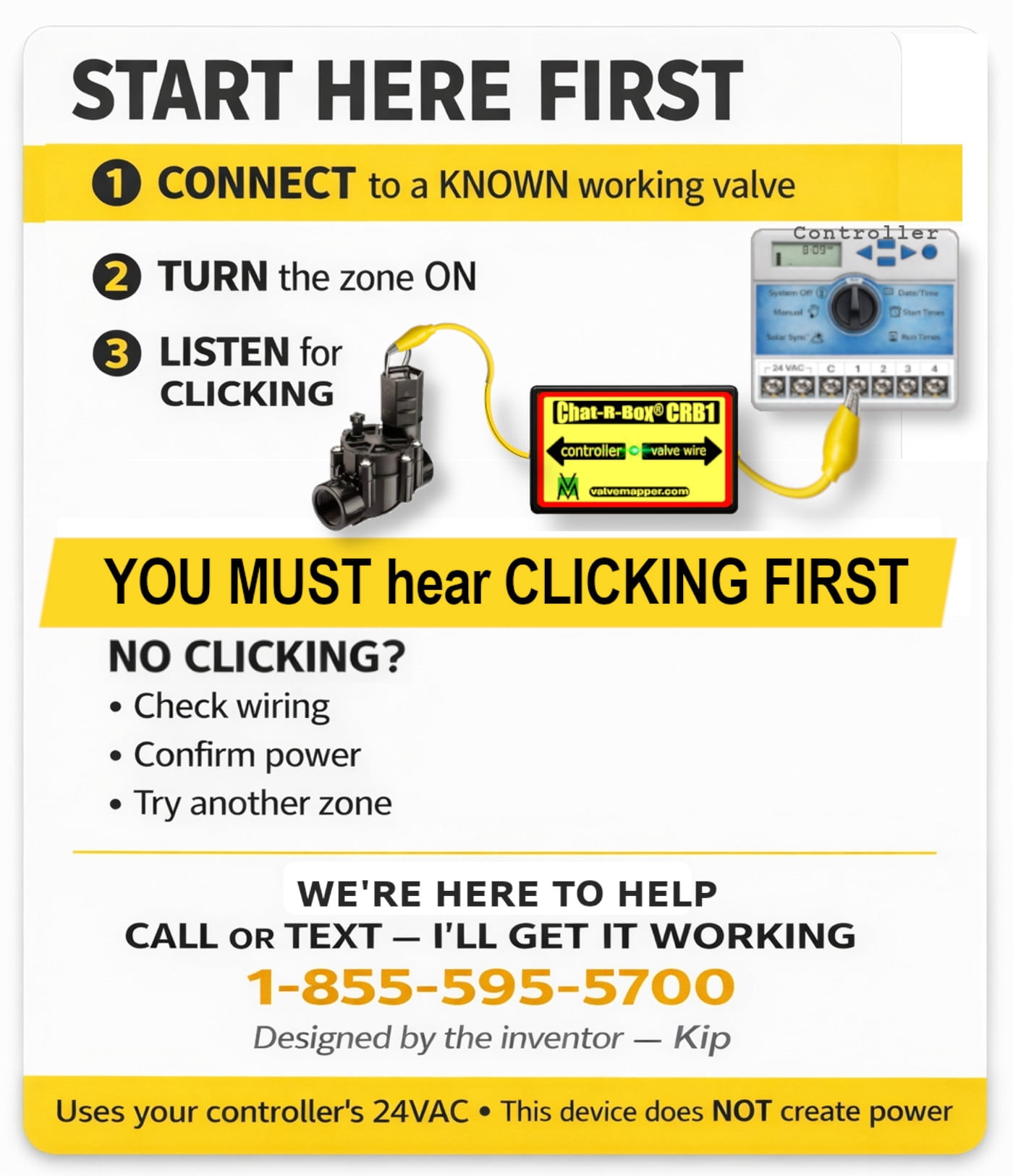 Sprinkler Valve Locator Tool – Find Buried Irrigation Valves Fast – Chat-R-Box® Pro