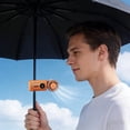 thumbnail image 4 of Klonfd Handheld Fan Rechargeable On Fan 5 Speeds 180° Adjustable Airflow Portable Handheld Fans For Travel Outdoor Activities, 4 of 5