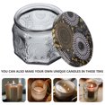 thumbnail image 4 of 7 Pcs Embossed Candle Holder Candle Containers Candle Jars Candle Making Supplies, 4 of 8