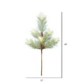 thumbnail image 2 of Vickerman 30" Norfolk Frosted Pine Artificial Christmas Spray. Includes 2 sprays per pack., 2 of 3