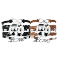 thumbnail image 1 of Escuchar musica clasica combinacion de Sax Pulsera pareja de cuerdas de cuero Unbranded M, 1 of 3