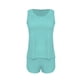 thumbnail image 5 of Conjunto de Bikini de Cintura Alta para las Mujeres Color Sólido sin Espalda Top de Hombro con la Parte Inferior de Corte Alto, Conjunto de Bikini de Corte Alto para las Mujeres, 5 of 7