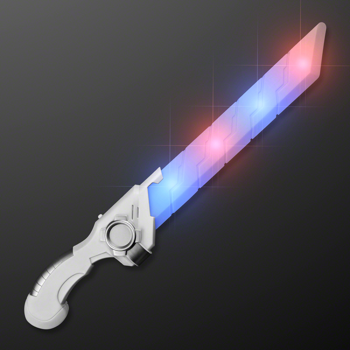 FlashingBlinkyLights Galaxy Hero Sci Fi Sword with Blue and Red
