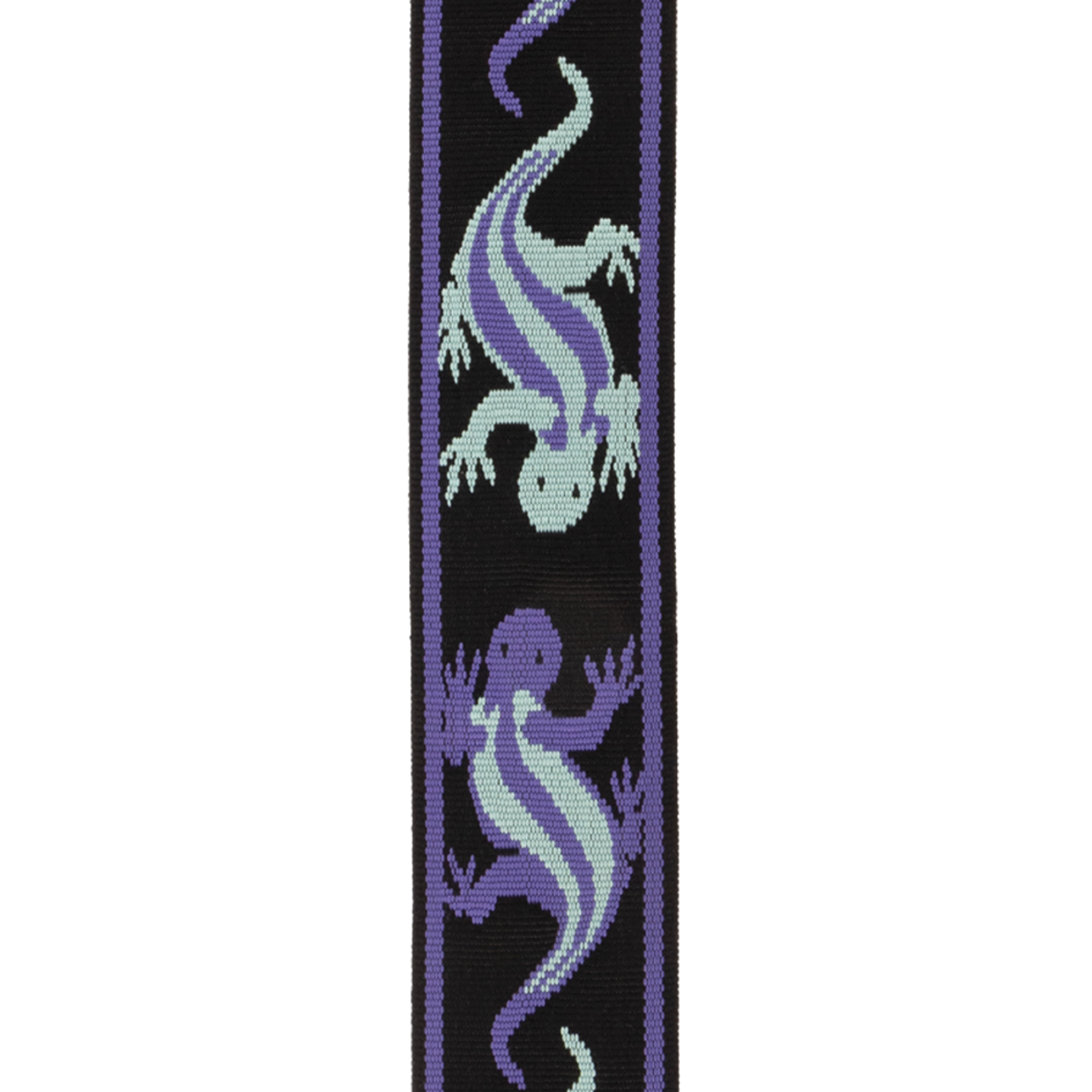 D'Addario Vintage Planet Waves Lizards Guitar Strap Blue