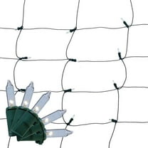 Celebrations 9097052 4 ft. Classic LED T5 Net Christmas Lights, Pure White - 100 Count