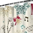thumbnail image 3 of Multicolor Christmas Deer Pattern Shower Curtain 72"x84" ,Bathroom Decorative Shower Curtains Set with 12 Hooks,Modern Waterproof Washable Shower Curtain, 3 of 6