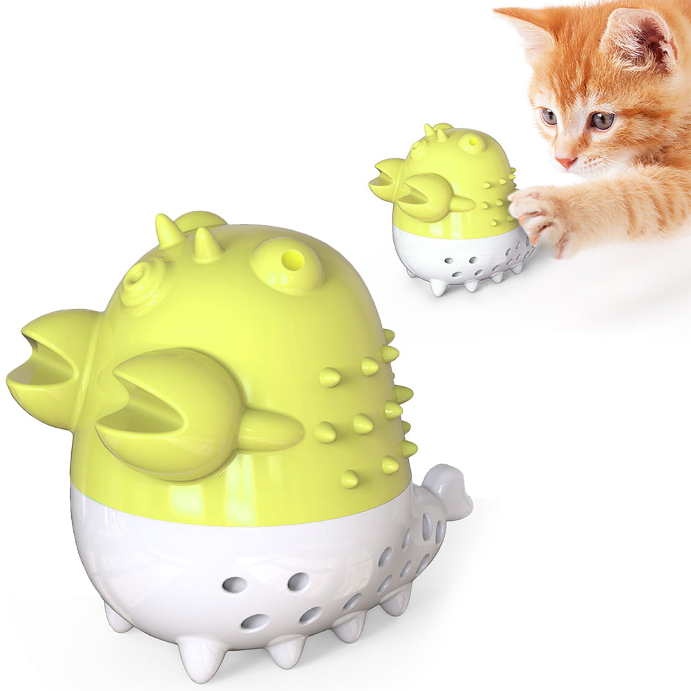 Pet Cat Balls with Feathers Kitten Interactive Bell Inside Exercise Playing Toys 
