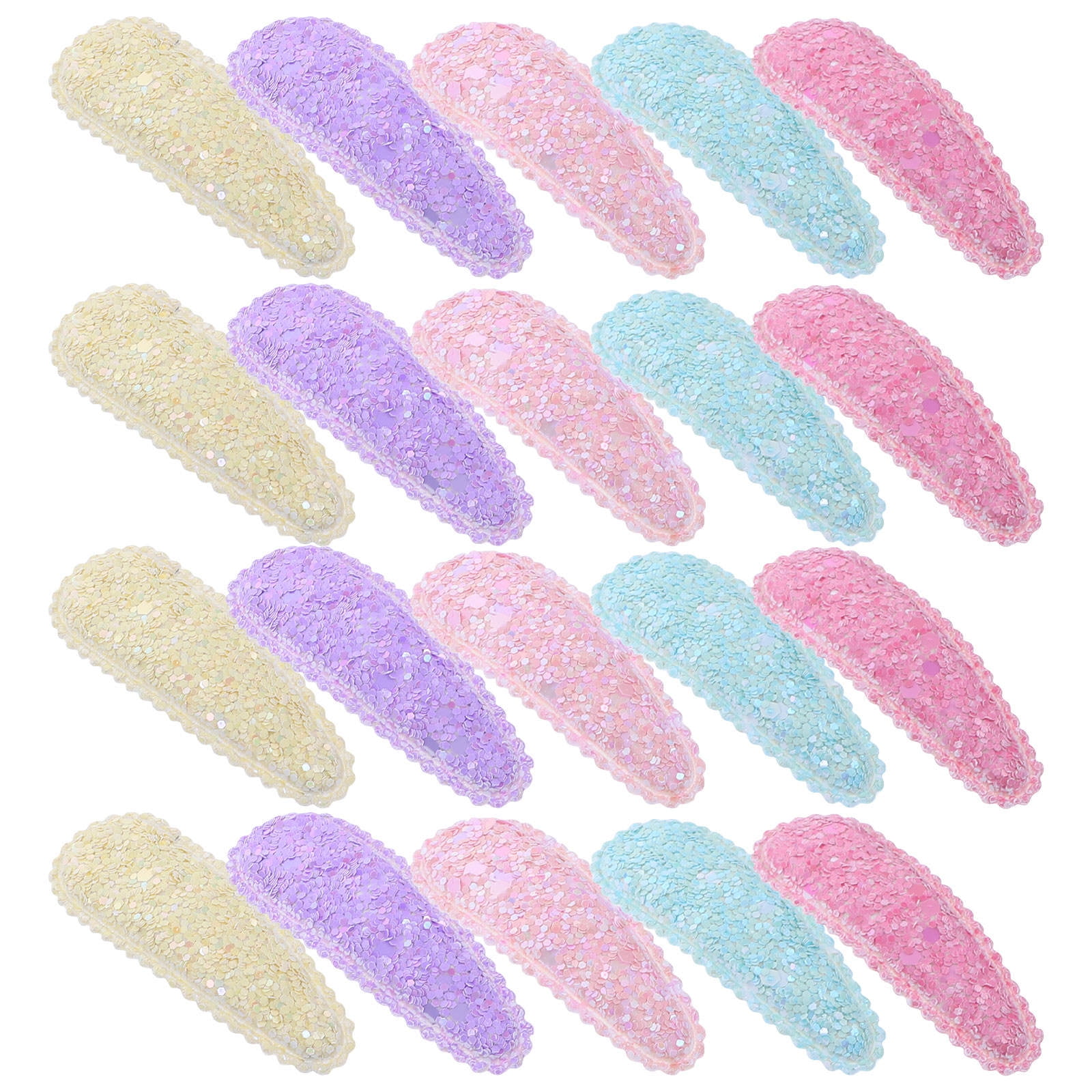 Sparkly Crystal Rhinestone Hair Clips - Mixed Colors (7 Pack) 8 Pack Shining Rhinestone Alligator Hair Clips - Sparkly AB  main image 4