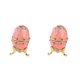 thumbnail image 1 of Minnieouse Pink Enamel Rhinestone Easter Egg Jewelry Holder Ring Storage Box Wedding 2piezas Tipo 1, 1 of 1
