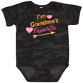 thumbnail image 3 of Inktastic I'm Grandma's Favorite with Arrow and Hearts in Pink Boys or Girls Baby Bodysuit, 3 of 5