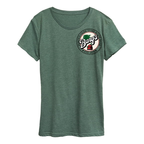 Barq's - Iconic Drinks & Beverages - Famous Olde Tyme Root Beer Stamp - Women's Short Sleeve Graphic T-Shirt