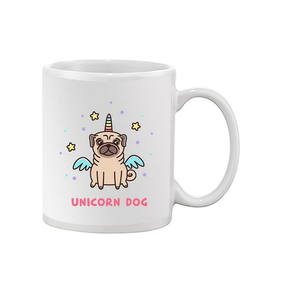 Cute Unicorn Dog  Mug Unisex's -Image by Shutterstock