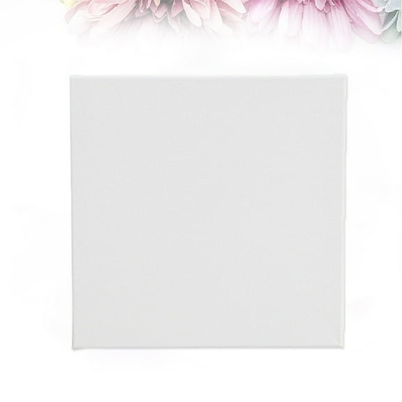 KALLORY 1Pcs Picture Frame for Hobbyists 4x4in White Color Square Shape for Artistic Surface