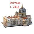 thumbnail image 7 of MOC-205664 St. Peter's Basilica 1:800 Building Blocks Bricks Toy Model Gift Kit 3019PCS, 7 of 7