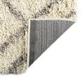 thumbnail image 5 of Unique Loom Trellis Shag Collection Area Rug - Ruth (4' x 6' Rectangle Ivory/Gray), 5 of 11