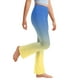 thumbnail image 4 of Odeerbi 2-13 Años Niñas Pierna Ancha Pantalones Yoga Gradiente Workout Danza Deportes Atlético Pantalones Elasticidad Lindo Alta Cintura Pantalones Pierna Recta, 4 of 9