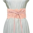 thumbnail image 2 of Lace Up Waist Belt Leather Corset Belt Tie Wrap Bowknot Waistband For Women, 2 of 6