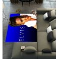 thumbnail image 1 of DEYOU Elvis Area Rugs 4 x 6ft Floor Carpet Mat for Living Dinning Room Bedroom Kitchen Hallway Office Decor, 1 of 6