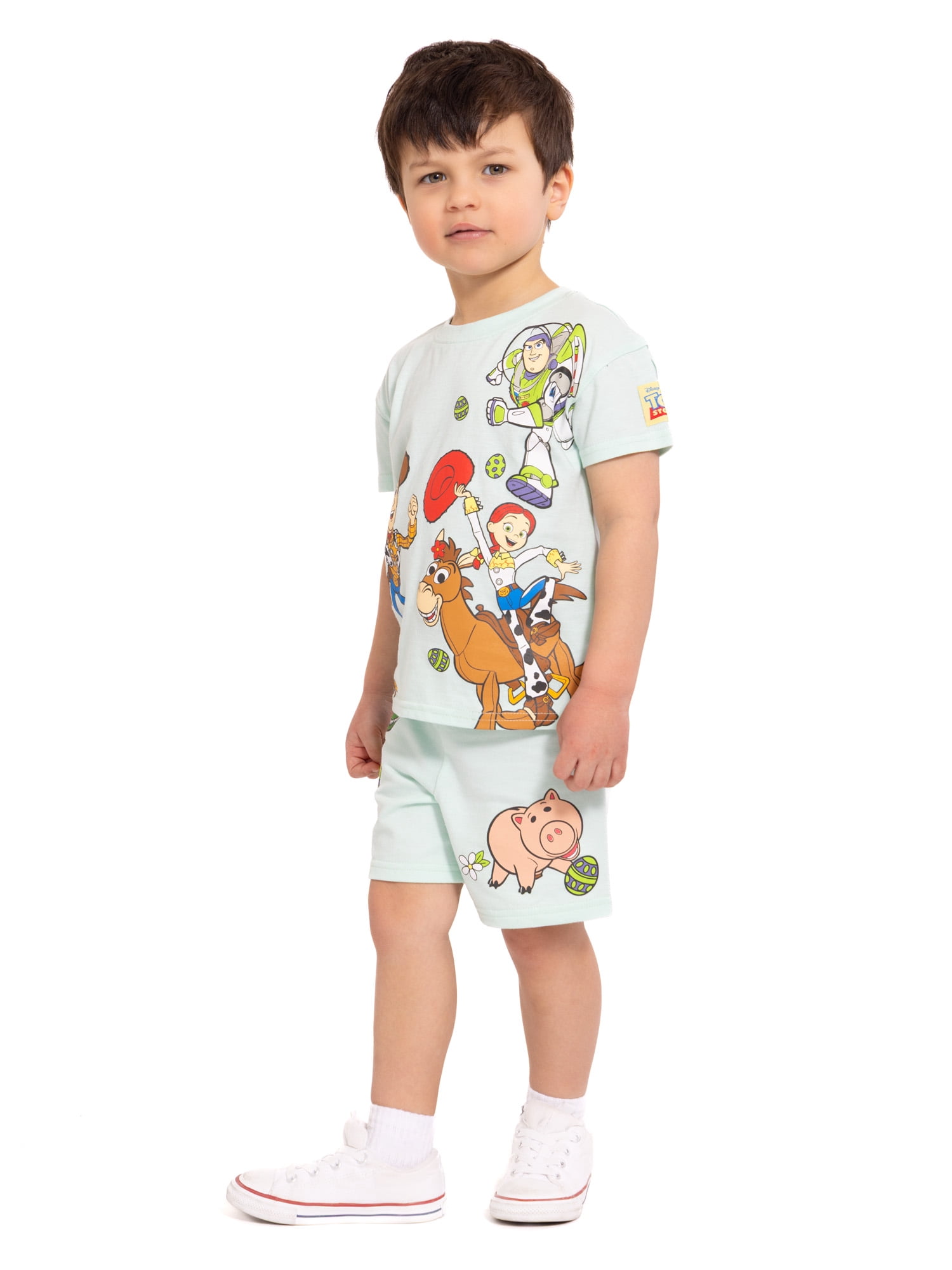 Toy Story Toddler Easter Graphic Tee and Shorts Set, 2-Piece, Sizes 12M-5T