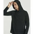 thumbnail image 4 of Real Essentials 3 Pack: Men's Rash Guard Hoodie Sweatshirt Sun Protection UPF Fishing Shirt (Available in Big & Tall), 4 of 6