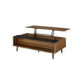 thumbnail image 3 of ACME Avala Rectangular Wooden Coffee Table with Lift Top in Walnut and Black, 3 of 6