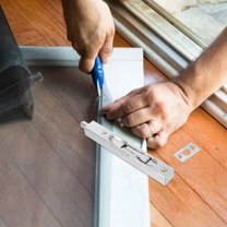 FRCOLOR Stainless Steel Flush Bolt Door Lock for Sliding Doors French Doors Silver 6 inch