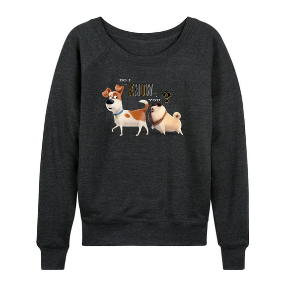 The Secret Life of Pets - Do I Know You - Women's Lightweight French Terry Long Sleeve Shirt