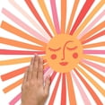 thumbnail image 6 of CatCoq Sunshine Peel and Stick Giant Wall Decal, 6 of 6