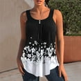 thumbnail image 4 of Women's Tank Tops Casual Round Neck Loose Tunic T-Shirt Blouse Tops, 4 of 4