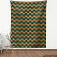 thumbnail image 4 of Ambesonne Vegetable Fabric by the Yard Upholstery, Carrots Diet Healthy Food, 3 Yards, Dark Brown Jade Green, 4 of 5