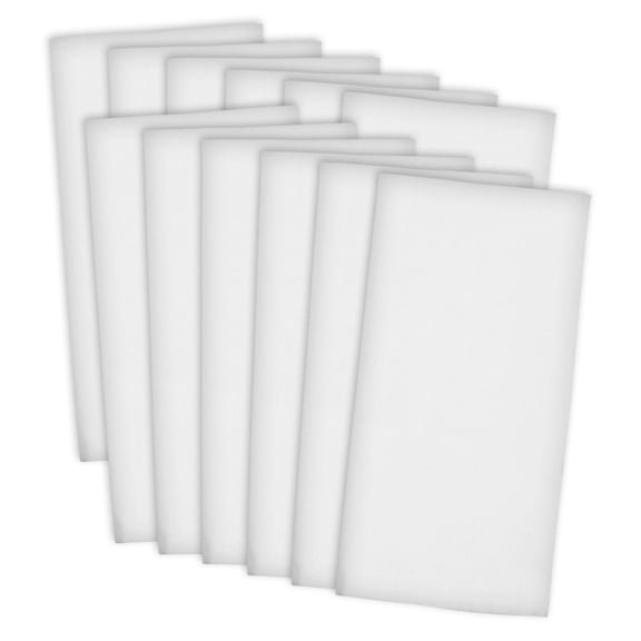 DII White Flat Woven Dishtowels (Set of 12)