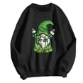 thumbnail image 1 of Pompotops Womens Shirts Round-Neck Print Long Sleeve Tops Printed Regular Blouse Clearance, 1 of 6