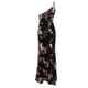 thumbnail image 2 of Gibobby Vestido de fiesta para mujer elegante Vestido largo con abertura alta y falda de hombro anticlinal revelador sexy(Negro,XL), 2 of 5
