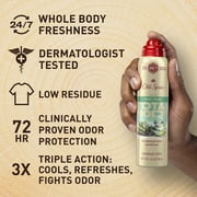 Old Spice Whole Body Deodorant for Men, Total Body Deodorant, Aloe + Rain, Aluminum Free Spray for 24/7 Freshness 3.5oz