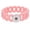 Pink, variant on Snap Jewelry Silicone Stretch Bracelet in Blue with Single Snap Holder, 6.25 Inch Length