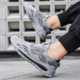 thumbnail image 5 of Mens Sneakers Mesh Sneakers Running Shoes Casual Footwear Slip On Lightweight For Men Daily Sports Wear ,Us Size:8, 5 of 9