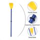 thumbnail image 4 of BRIGHTFUFU 1 par de remos de bote de plástico portátiles de remo para kayak Remo de bote desmontable, 4 of 7