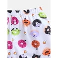 thumbnail image 3 of Wonder Nation Girls' Short Sleeve Graphic Tee and Flannel Boxer Short Pajama Set, 2-Piece, Sizes 4-18, 3 of 3