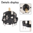 thumbnail image 4 of 3X RKJXT1F42001 4-Way Switch Car Navigation Encoder Key Rocker Switch with Push Switch Encoder, 4 of 6