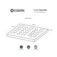 thumbnail image 4 of Esquimal Colchoneta Memory Foam 7.6 Cms. Topper 7 Zonas Matrimonial Color Gris, 4 of 7